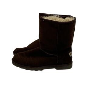 MAKALU California Women's Faux Fur Lined Boots Mid Calf Boot | 8